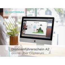 Drohnenf&uuml;hrerschein A2 - Online &uuml;ber Copteruni/ p.P.