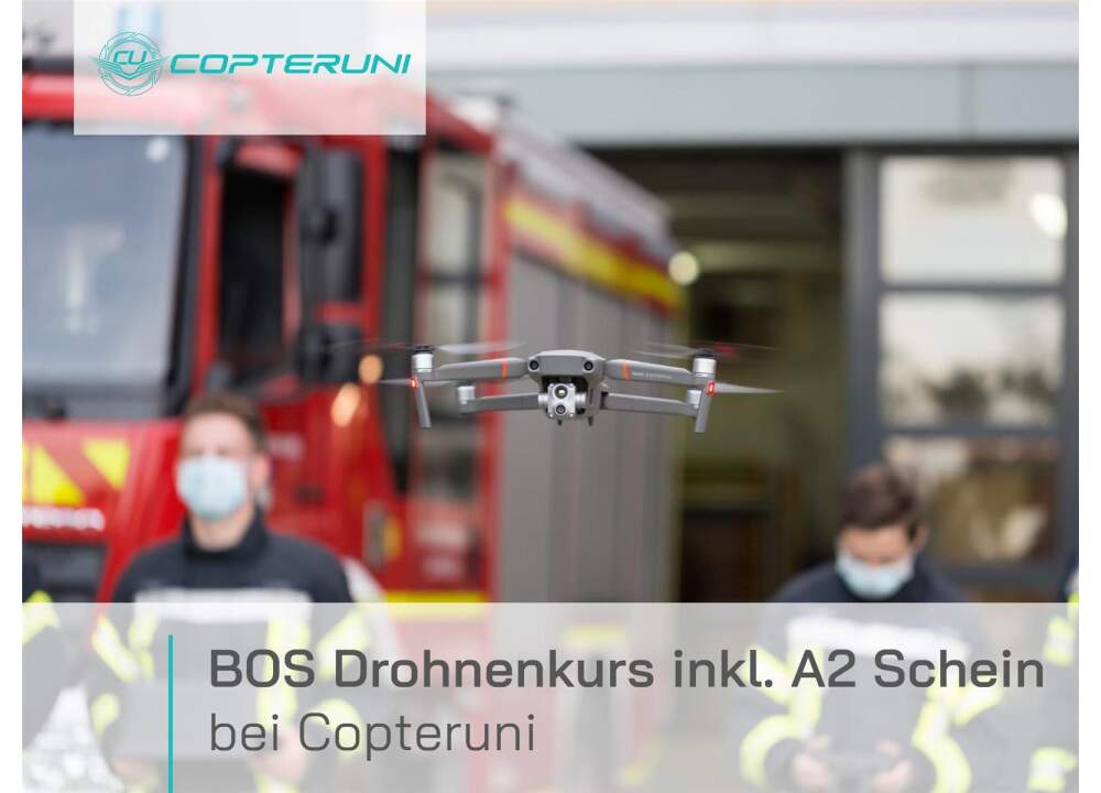 BOS Drohnenkurs inkl. A2 Schein bei Copteruni / p.P.