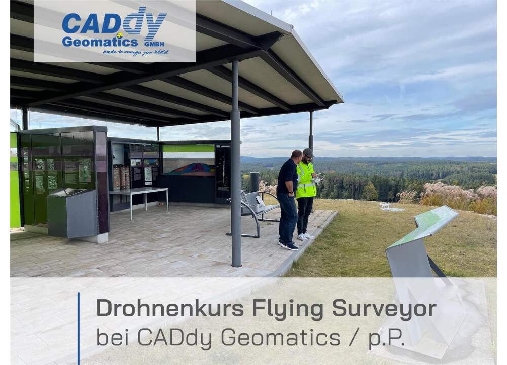 Drohnenkurs Flying Surveyor by CADdy Geomatics / p.P.