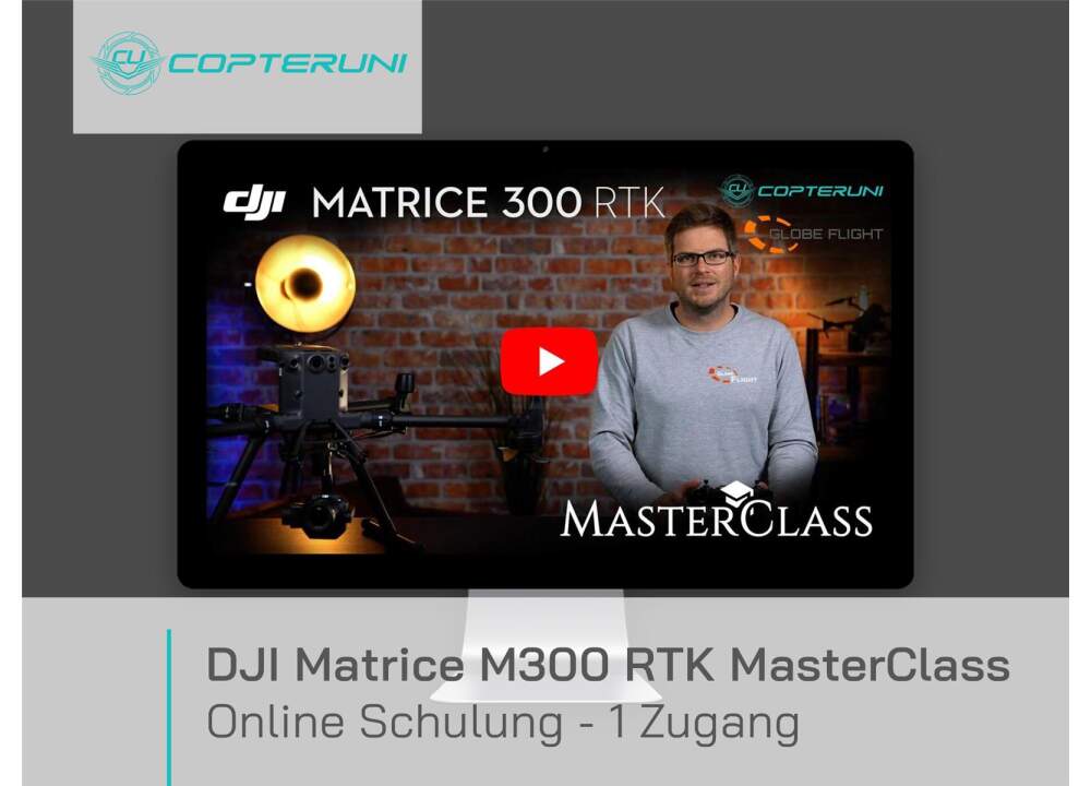 DJI Matrice M300 RTK - MasterClass Online Schulung - 1 Zugang